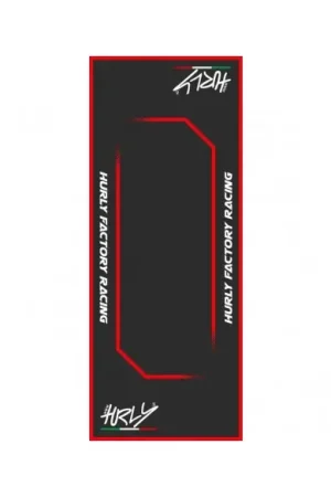 ALFOMBRA PADDOCK HURLY NEGRA ROJA 53X100 Entrega Rápida