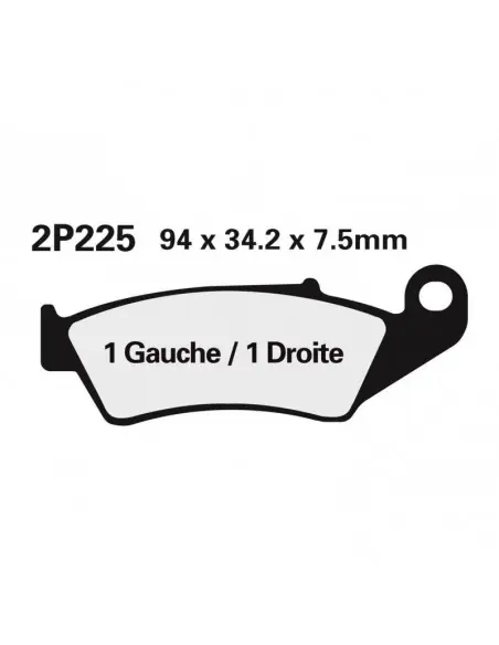 Promoción PASTILLAS DE FRENO DELANTERAS NISSIN GAS GAS 00-19 YAMAHA 98-06 HONDA SUZUKI KAWASAKI