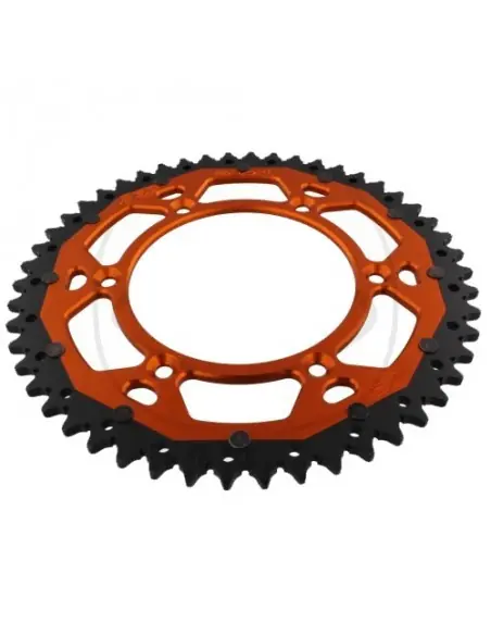 Última Versión CORONA MIXTA ZF KTM SX 60/65 HUSQVARNA TC 65 2017 NARANJA - 46 DIENTES